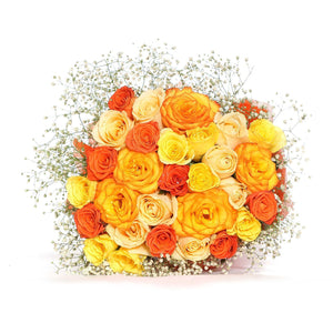 Yellow & Orange Roses
